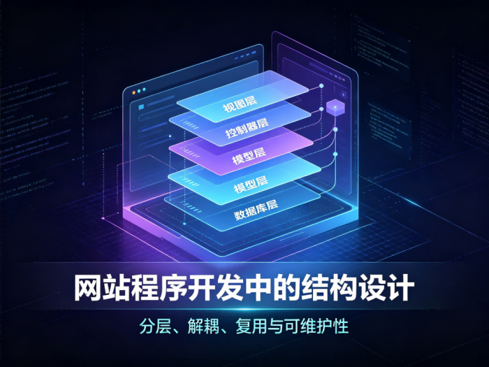网站程序开发中的结构设计：筑牢网站稳定运行的底层根基