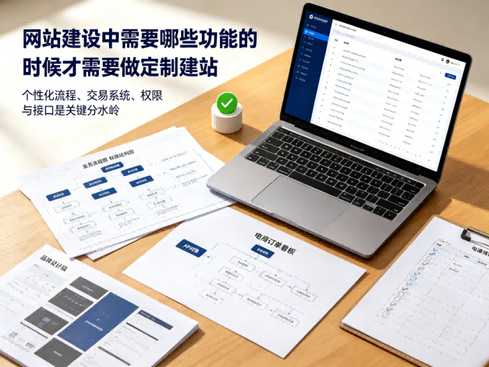 网站建设中需要哪些功能的时候才需要做定制建站