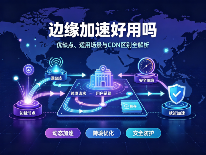 边缘加速与CDN区别，优缺点和适用场景