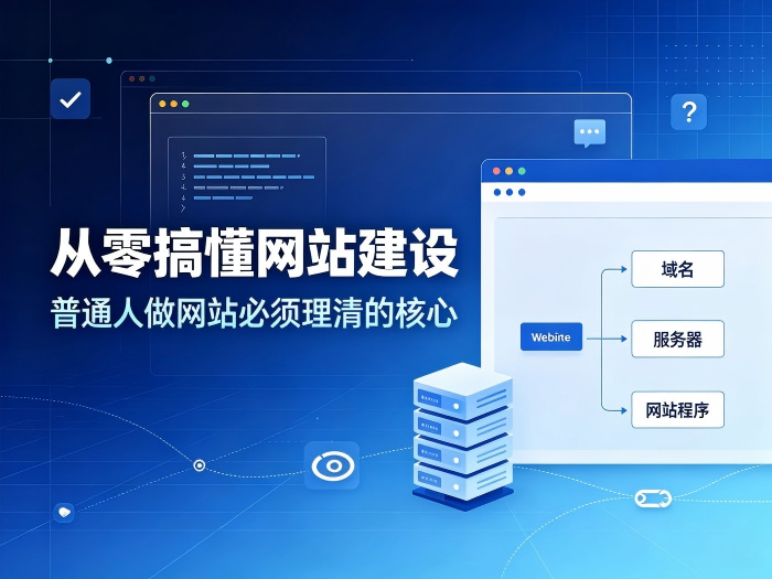 从零搞懂网站建设：普通人做网站必须理清的核心逻辑
