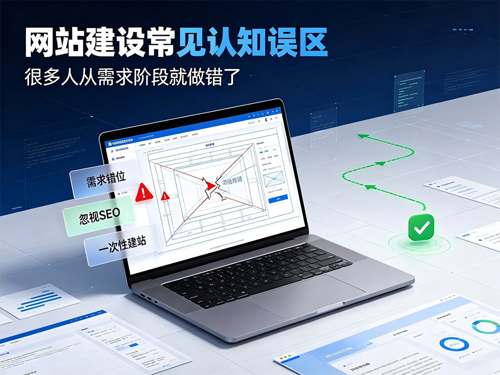 网站建设常见认知误区：很多人从需求阶段就做错了